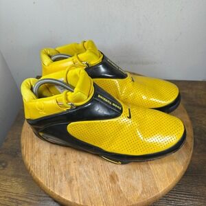 Nike Air Zoom Turbine Mens 11.5 Yellow Black Vintage 2002 Basketball 304070-771 Vintage Nike Zoom Flight Turbine men´s 2002 bundle | eBay main image 4